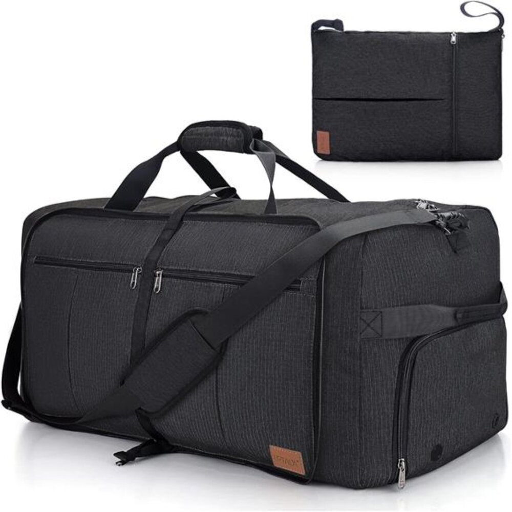 120L Foldable Travel Duffel Bag Waterproof Gym Sports Luggage Shoe Compartment